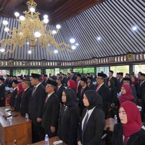 130 Anggota PPK Dilantik, KPU Klaten Siapkan Bimtek Pilkada