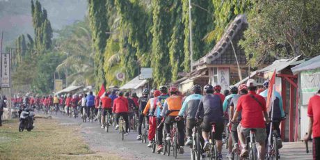 Gowes Kemerdekaan, Kenalkan Kembali Wisata Rowo Jombor Klaten