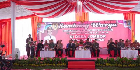 Saat Sambang Warga, Bupati Klaten Berpamitan Ke Warga Diakhir Periode Pemerintahannya