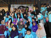 100 anak Yatim Asik Bermain di Dolan Bareng Yaspim Ke-3