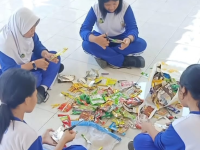 SMP N 2 Klaten Ikuti Lomba Video Kreasi Daur Ulang Sampah